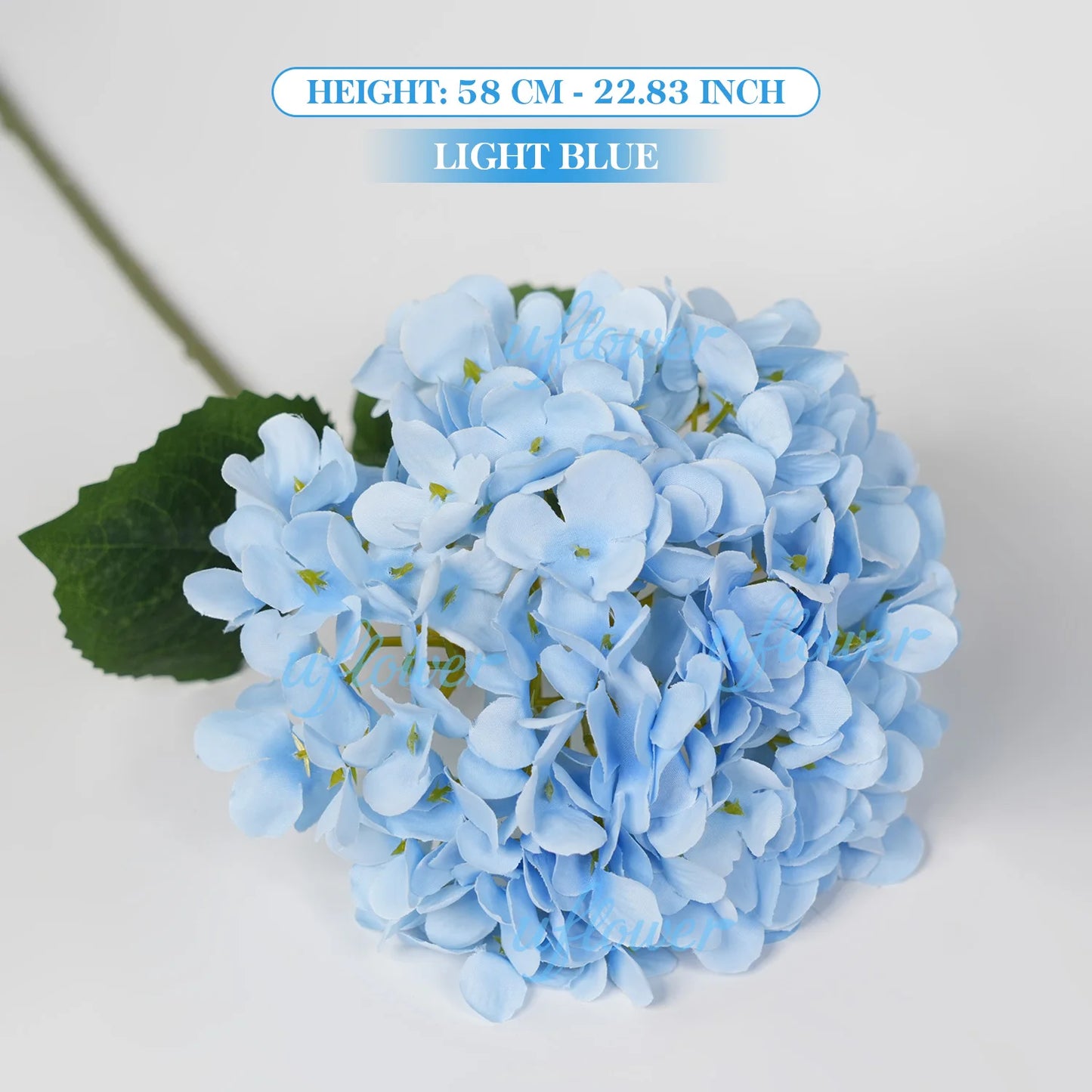 Grand 58cm Silk Hydrangea Artificial Flower Bouquet | Premium Wedding & Home Decor Centerpiece