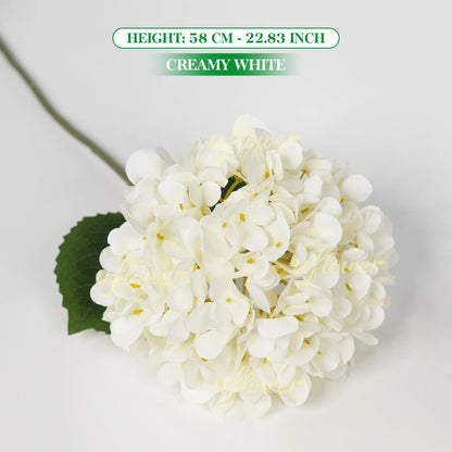 Grand 58cm Silk Hydrangea Artificial Flower Bouquet | Premium Wedding & Home Decor Centerpiece