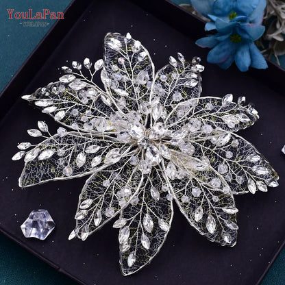 Bohemian Sparkling Rhinestone Bridal Forehead Headband